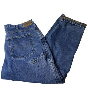 Guide Gear Mens Size 40 X 30 Insulated Carpenter Straight Leg Denim Jeans Flaw